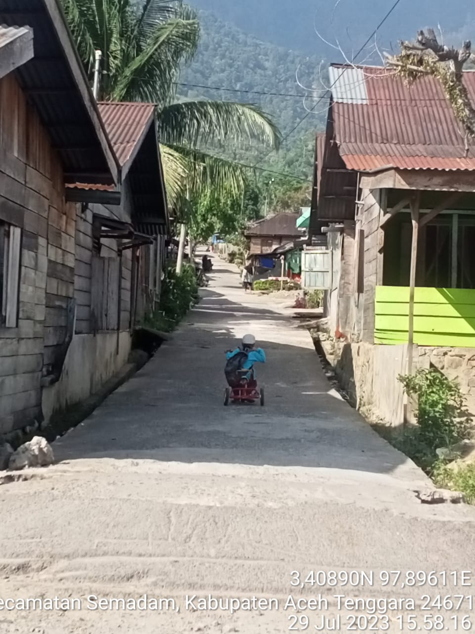 Salah satu Dusun yang bernama Dusun Kampung Baru